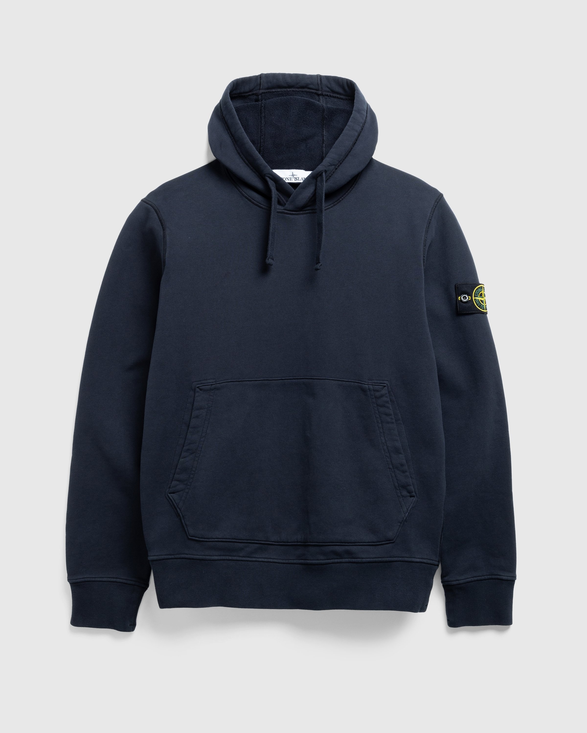 Stone island navy discount blue hoodie